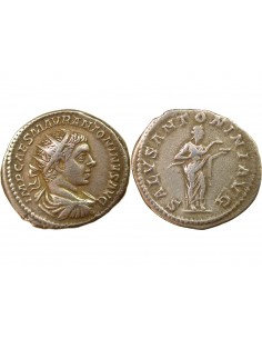 ELAGABAL - ANTONINIEN ARGENT - Salus, 218 / 222 ROME 2