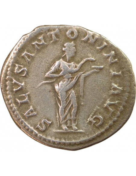 ELAGABAL - ANTONINIEN ARGENT - Salus, 218 / 222 ROME