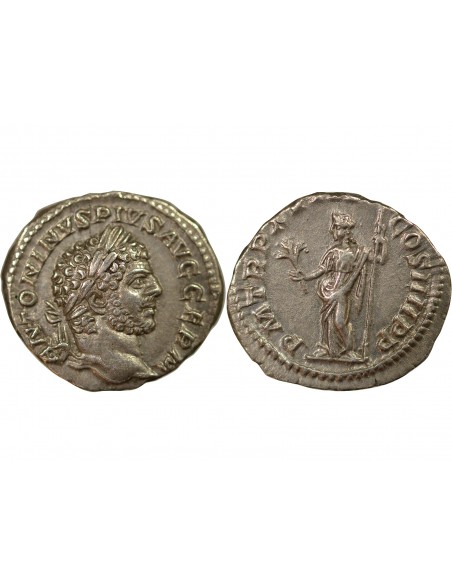 Rome Empire Caracalla 1 denier Argent 215 R Rome