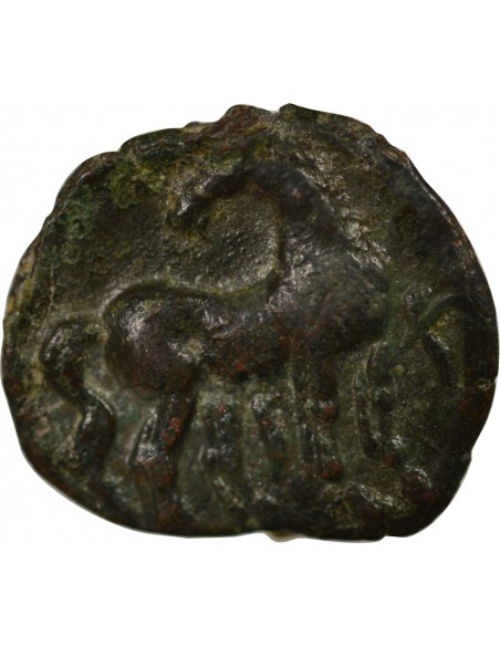 Grèce (Zeugitane) 1 unite Bronze 215-201 Av JC Carthage