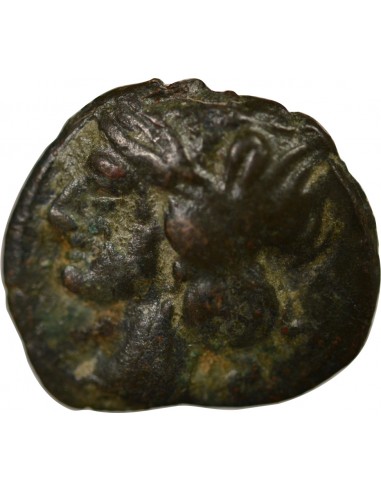 Grèce (Zeugitane) 1 unite Bronze 215-201 Av JC Carthage