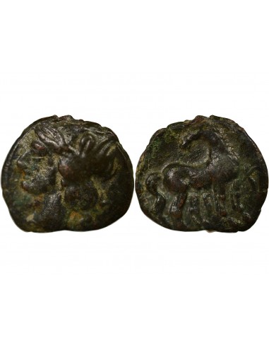 Grèce (Zeugitane) 1 unite Bronze 215-201 Av JC Carthage