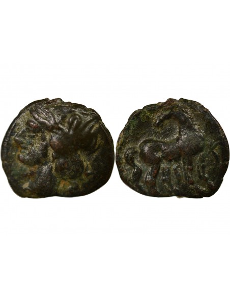 Grèce (Zeugitane) 1 unite Bronze 215-201 Av JC Carthage