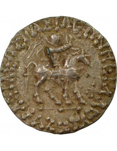 Royaume Indo-Scythe Azès II 1 tetradrachme Billon 35 AV JC-5 Taxila