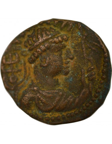 Empire Kouchan Vima Takto 1 tetradrachme Cuivre 55-100