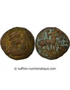 Empire Kouchan Vima Takto 1 tetradrachme Cuivre 55-100