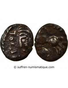 SEQUANES, REGION DE BESANCON - DENIER ARGENT TOGIRIX 80 / 50 AV JC