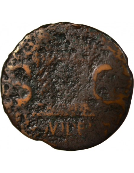 Rome Empire Auguste 1 as Cuivre 80 R Rome