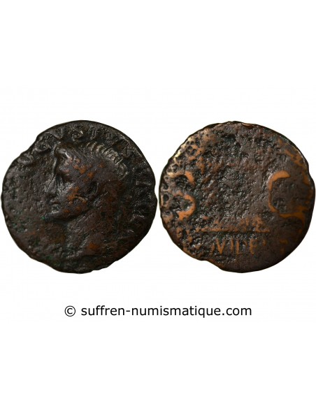 Rome Empire Auguste 1 as Cuivre 80 R Rome