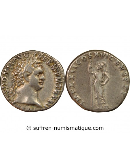 Rome Empire Domitien 1 denier Argent 92-93 R Rome