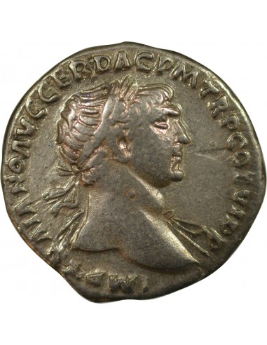 Rome Empire Trajan 1 denier Argent 111 R Rome