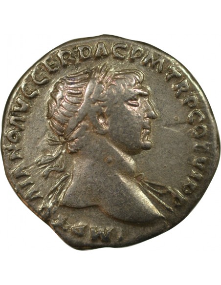 Rome Empire Trajan 1 denier Argent 111 R Rome