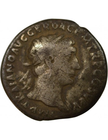 Rome Empire Trajan 1 denier Argent 103-111 R Rome