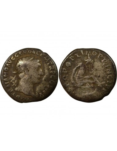 Rome Empire Trajan 1 denier Argent 103-111 R Rome