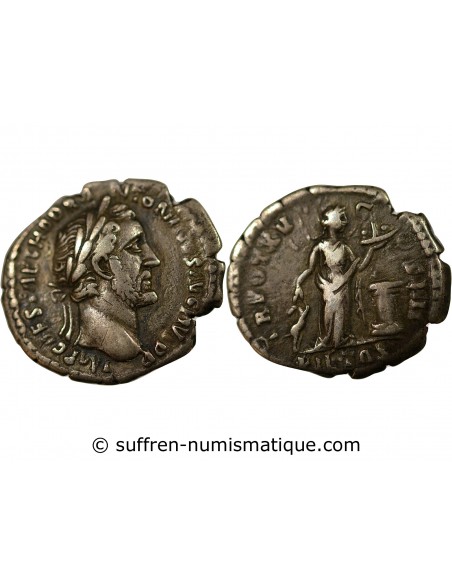 ANTONIN LE PIEUX - DENIER ARGENT, Pietas 151/152 ROME