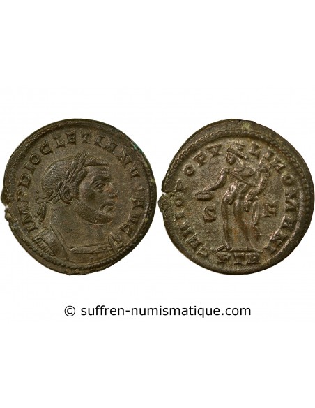 Rome Empire Dioclétien 1 nummus Cuivre 303-305 R Rome