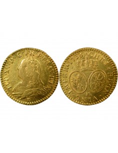 LOUIS XV - LOUIS D'OR AUX LUNETTES 1736/5 M TOULOUSE 2