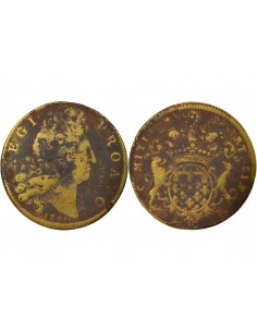 Louis XIV Jeton Laiton 1705 2