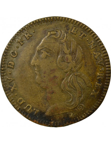 Louis XV 1 jeton Laiton Nuremberg