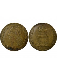 Louis XV 1 jeton Laiton Nuremberg 2