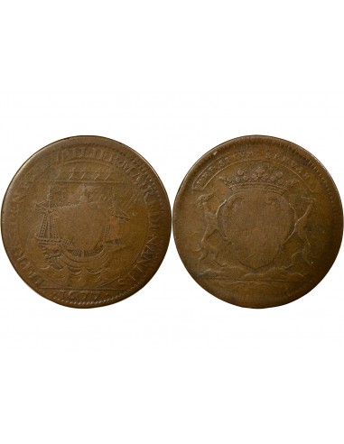 Charles-César Chevalier 1 jeton Cuivre 1677 T Nantes