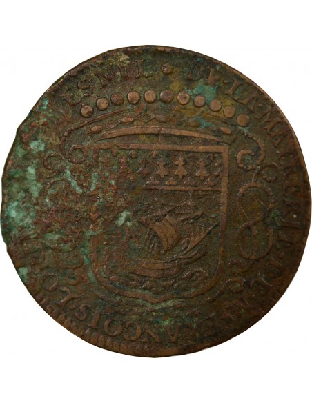 François Lorido 1 jeton Cuivre 1667 T Nantes