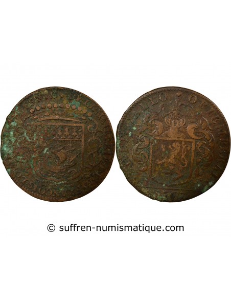 François Lorido 1 jeton Cuivre 1667 T Nantes
