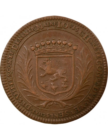 Louis Charette 1 jeton Cuivre 1675 T Nantes