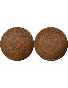 Louis Charette Jeton Cuivre 1675 T Nantes 2