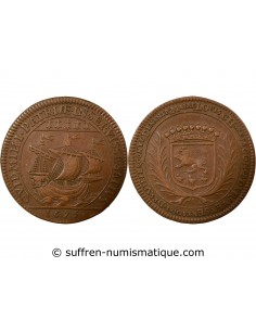 Louis Charette Jeton Cuivre 1675 T Nantes