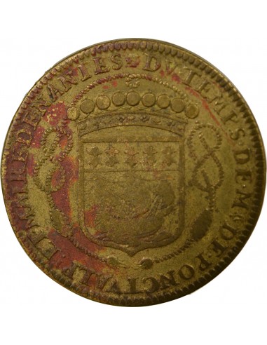 René de Ponctual 1 jeton Laiton 1657 T Nantes