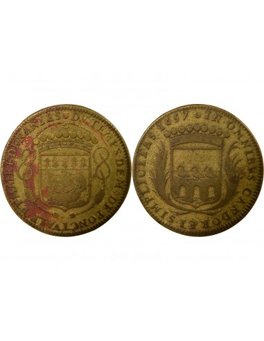 René de Ponctual Jeton Laiton 1657 T Nantes