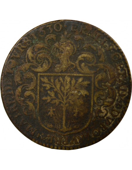 Étienne Pallu 1 jeton Laiton 1630 E Tours