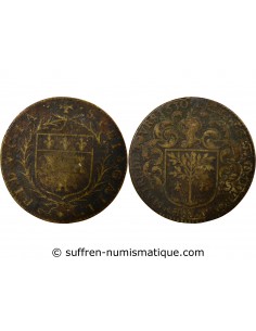 Étienne Pallu 1 jeton Laiton 1630 E Tours