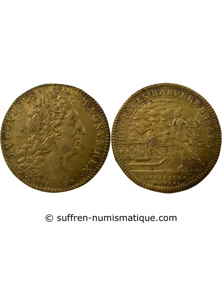 Louis XIV Jeton Laiton 1698 ?