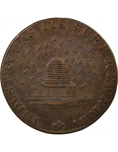 ROYAUME-UNI - JETON 1795 - COUNTIES OF CAMBRIDGE BEDFORD HUNTINGDON