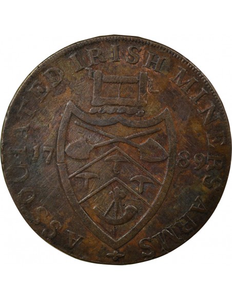 Irlande 1 jeton Cuivre 1789