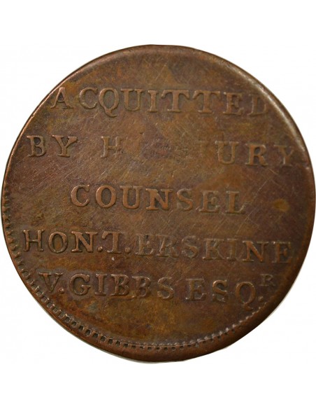 Grande Bretagne Jeton Cuivre 1794