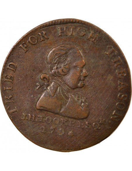 Grande Bretagne 1 jeton Cuivre 1794