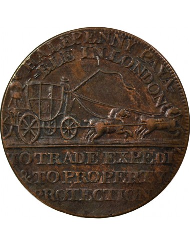 Grande Bretagne 1 jeton Cuivre 1797