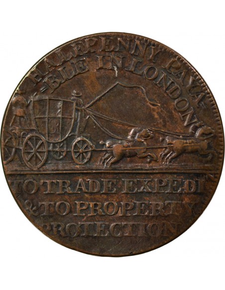 Grande Bretagne 1 jeton Cuivre 1797