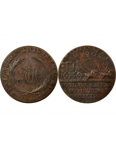 Grande Bretagne 1 jeton Cuivre 1797