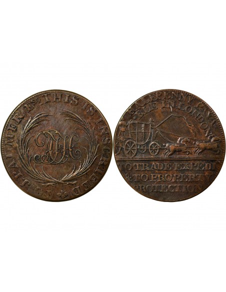 Grande Bretagne 1 jeton Cuivre 1797