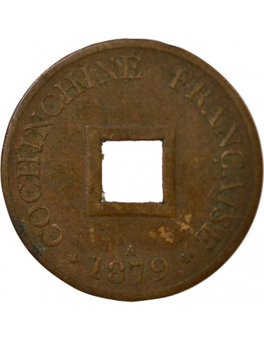 Cochinchine 1 sapeque Bronze 1879 A Paris