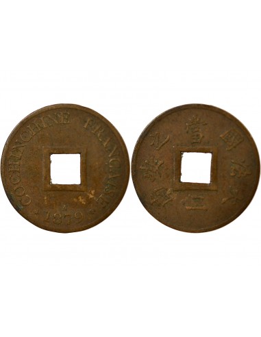 Cochinchine 1 sapeque Bronze 1879 A Paris