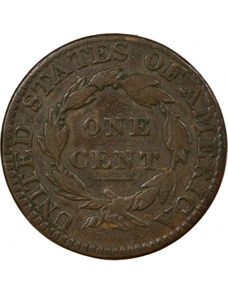 USA 1 cent Cuivre 1825 Philadelphie