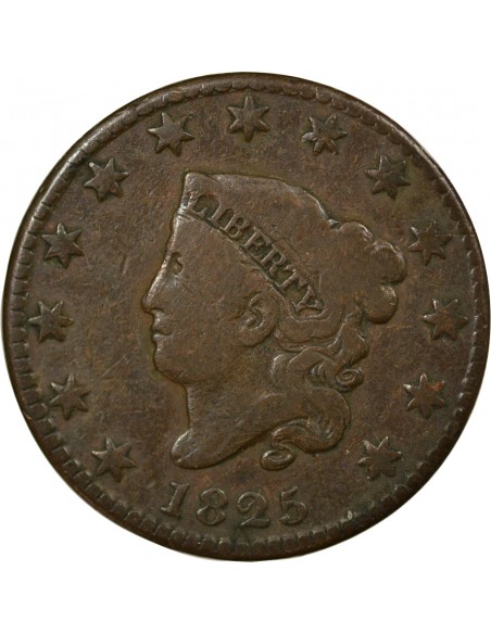 USA Cent Cuivre 1825 Philadelphie