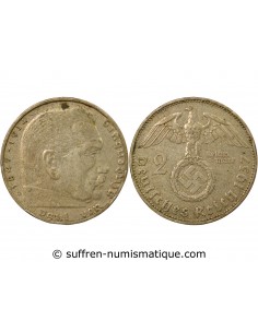Allemagne 2 mark Argent 1937 A Berlin