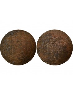 Mathurin Giraud 1 jeton Cuivre 1665 T Nantes 2