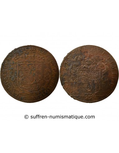 Mathurin Giraud 1 jeton Cuivre 1665 T Nantes